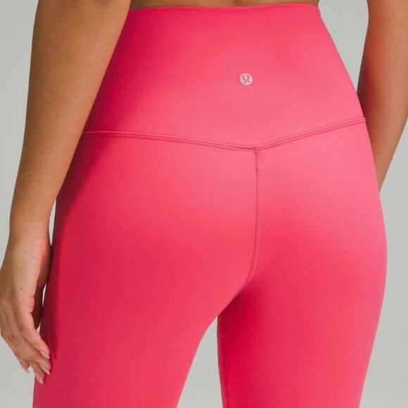 🌸 Lululemon Align High-Rise Crop 23” Glaze Pink Size 8 – NWT & Pretty in Power - Picture 4 of 13